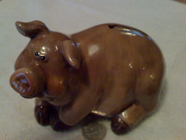 
свинья
копилка
керамика
куплена в Москве
1998
231

